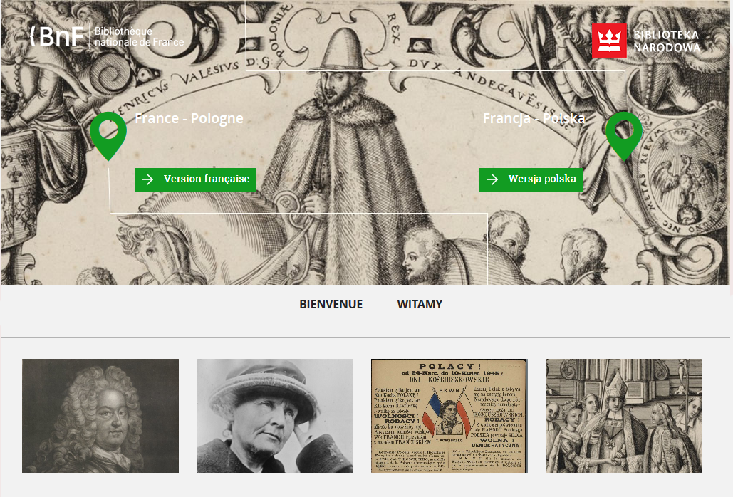 Page accueil collection "France-Pologne"